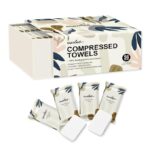 Travel compressed towel tablets individually wrapped