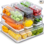 Best Amazon products 2025 – stackable fridge organizer bins